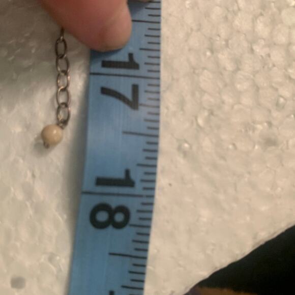 VINTAGE UNWORN STERLING SILVER CHERUB ANGEL  MULTI PEARL NECKLACE - Picture 10 of 10